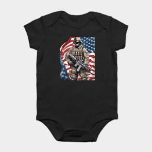 us marine corps Baby Bodysuit